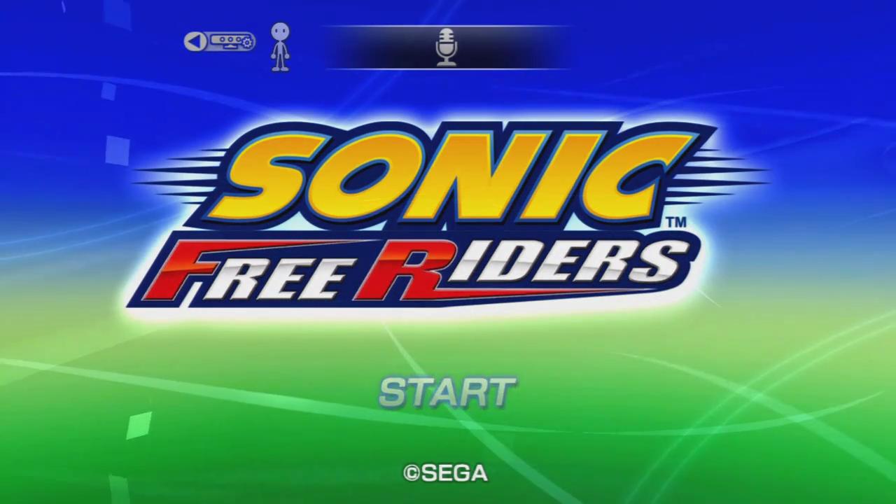 Ride title screen for Xbox 360